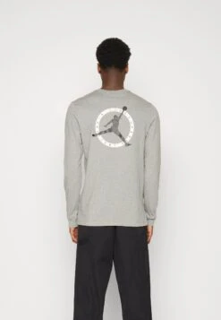 Jordan Crew - Long Sleeved Top - Carbon Heather/Black -Jiaxin Sport Shop 01b012391c244a4e9722b163c2df4503