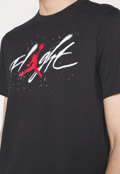 Jordan Brand Crew - Print T-Shirt - Black/White/Gym Red -Jiaxin Sport Shop 02f2e362b4044f18a3d726916734fd99 scaled