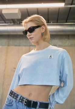 Jordan Long Sleeved Top - Ice Blue