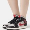 Air Jordan 1 Mid - High-Top Trainers - Black/Gym Red/College Grey/Sail -Jiaxin Sport Shop 063944b46c6341159010a51d48daaa2e