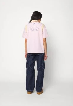 Jordan Button-Down Blouse - Atmosphere/Celestial Gold -Jiaxin Sport Shop 081e64ab773f4a30b787a6ef2420aff1