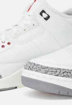 Air Jordan 3 Retro - High-Top Trainers - Summit White/Fire Red/Black/Cement Grey -Jiaxin Sport Shop 09e7951c9cc043d29017bdd50fee80ee