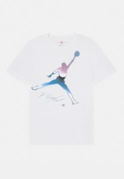 Jordan Jumpman Flight Chrome Tee Unisex - Print T-Shirt - White