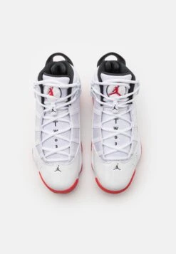 Jordan 6 Rings - High-Top Trainers - White/Universal Red/Black -Jiaxin Sport Shop 0ba7b1b240a14b03ad2d0a512c7514ee