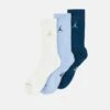 Jordan Everyday Max Crew 3 Pack - Sports Socks - Royal Tint/Sky Purple/Sky Blue/Sail/Hemp