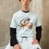 Jordan Crew - Print T-Shirt - Glacier Blue/Sundial -Jiaxin Sport Shop 1048044636644f35b111c58f2407fffa