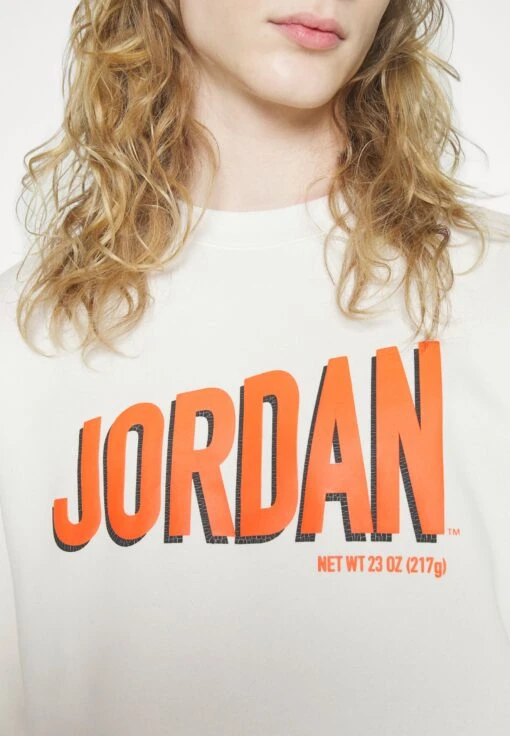 Jordan M J Flt Gfx Flc Crew - Sweatshirt - Phantom/Rush Orange/Black -Jiaxin Sport Shop 137bd958816342b8afa1a91d496324ad scaled