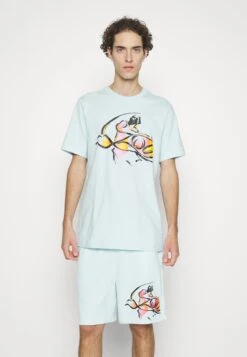 Jordan Crew - Print T-Shirt - Glacier Blue/Sundial -Jiaxin Sport Shop 13b36264e7e241409d00fa830be8b418