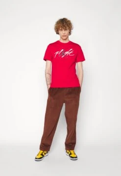 Jordan Brand Crew - Print T-Shirt - Gym Red/Sail/Black -Jiaxin Sport Shop 1a50513b0a194c14b7ef44196c77d867