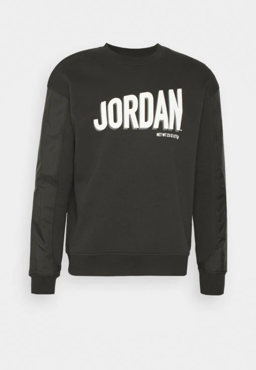 Jordan M J Flt Gfx Flc Crew - Sweatshirt - Black/Phantom/Phantom -Jiaxin Sport Shop 1c73beed95a24720b71d3be8266499f9 scaled