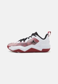 Jordan One Take 4 - Basketball Shoes - White/Team Crimson/Black