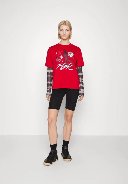 Jordan Tee Core - Print T-Shirt - Gym Red -Jiaxin Sport Shop 21a75d5741fa4bdf86577e9abab3346e scaled