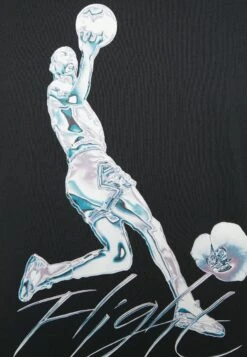 Jordan Brand Crew - Print T-Shirt - Black -Jiaxin Sport Shop 2480fe2437264f8ba6cec31270552565