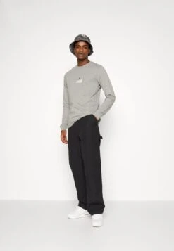 Jordan Crew - Long Sleeved Top - Carbon Heather/Black -Jiaxin Sport Shop 248d83d51e13436da5491182ab4c7616