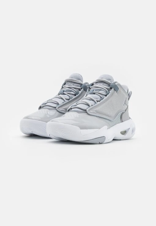 Jordan Max Aura 4 - High-Top Trainers - Cool Grey/Wolf Grey/White/Black -Jiaxin Sport Shop 249840e8552a4e489b225b67cae4648c scaled
