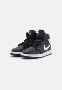 Wmns Air Jordan 1 Mid 365 - High-Top Trainers - Black/White -Jiaxin Sport Shop 2669a0eef0284e308c59228a3ffae4ab