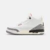 Jordan Air 3 Retro Unisex - Basketball Shoes - Summit White/Fire Red/Black/Cement Grey