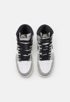 Air Jordan 1 Retro Unisex - High-Top Trainers - Tech Grey/Muslin/Black/White -Jiaxin Sport Shop 2870d120d17349899f81d27fda20f6d4