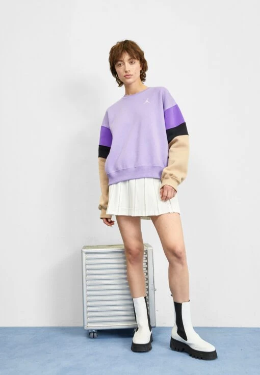 Jordan Crew - Sweatshirt - Sky/Light Purple/Desert/White -Jiaxin Sport Shop 290e6ef479e24f36ab35941152c89c95 scaled