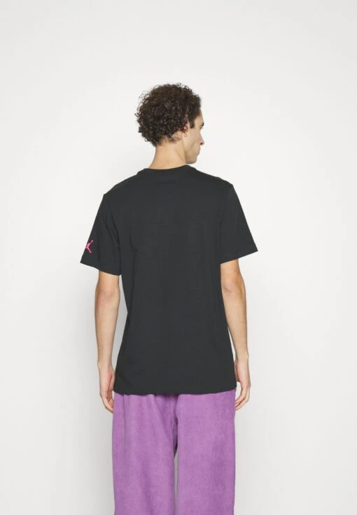 Jordan Brand Crew - Print T-Shirt - Black/Polarized Blue -Jiaxin Sport Shop 2997ad5251d84e979680e77be50d308d scaled