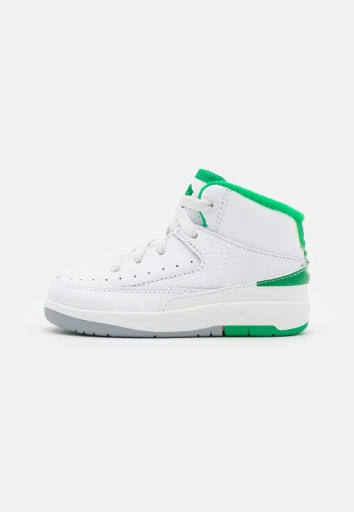 Jordan 2 Retro Unisex - Basketball Shoes - White/Lucky Green/Sail/Light Steel Grey -Jiaxin Sport Shop 29cf4d9d54194d51992be3d1a0432d9b scaled
