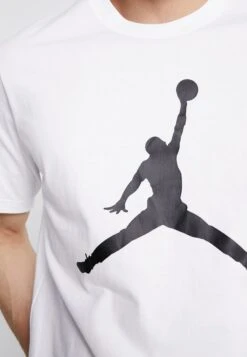 Jordan Jumpman Crew - Print T-Shirt - White/Black -Jiaxin Sport Shop 2cfc050a9b3641288e18a5a0953da2c1