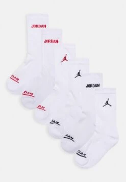 Jordan Legend Crew 6 Pack - Sports Socks - White