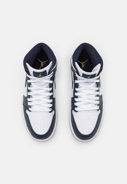 Air Jordan 1 Mid - High-Top Trainers - White/Metallic Gol/Obsidian -Jiaxin Sport Shop 2f9eef4cde434754b1bde11dc39e0f2f scaled