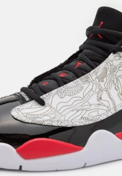 Air Jordan Dub Zero - High-Top Trainers - White/Fire Red/Black -Jiaxin Sport Shop 3140090e2f4845bd9b6e70806dfb2598