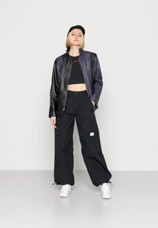 Jordan New Classics Top - Bomber Jacket - Black/Cave Purple/Brushed Silver -Jiaxin Sport Shop 32266d39712a4578bec33c4a9cec2075 scaled