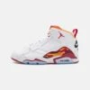 Jordan High-Top Trainers - White/Cardinal Red/Vivid Orange/Black
