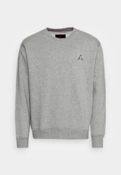 Jordan Crew - Sweatshirt - Carbon Heather/White -Jiaxin Sport Shop 35eb83ed05ef43d78c53c0d43715e39a