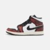 Air Jordan 1 Mid Se V2 - High-Top Trainers - Black/Infrared/White/Sail -Jiaxin Sport Shop 3738cc946132416b977ed836b708fbb2