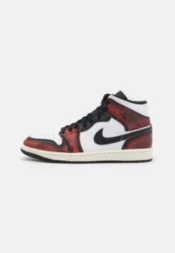 Air Jordan 1 Mid Se V2 - High-Top Trainers - Black/Infrared/White/Sail