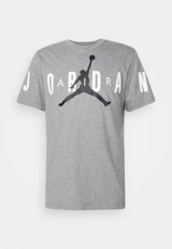 Jordan Air Stretch Crew - Print T-Shirt - Grey -Jiaxin Sport Shop 37f53fefdad9471fb47a58ba676d77cb