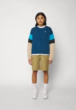 Jordan Crew - Sweatshirt - Sky Blue/Desert/White -Jiaxin Sport Shop 38404cfc5f5142d4869beb1bbeea48f3