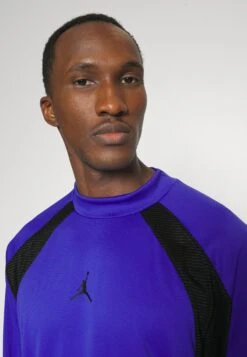 Jordan Long Sleeved Top - Lapis/Black -Jiaxin Sport Shop 386ba0b625d2492d935a79afc678a0b4