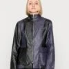Jordan New Classics Top - Bomber Jacket - Black/Cave Purple/Brushed Silver -Jiaxin Sport Shop 3c62e4906d974c8c96a3894fe9237f35