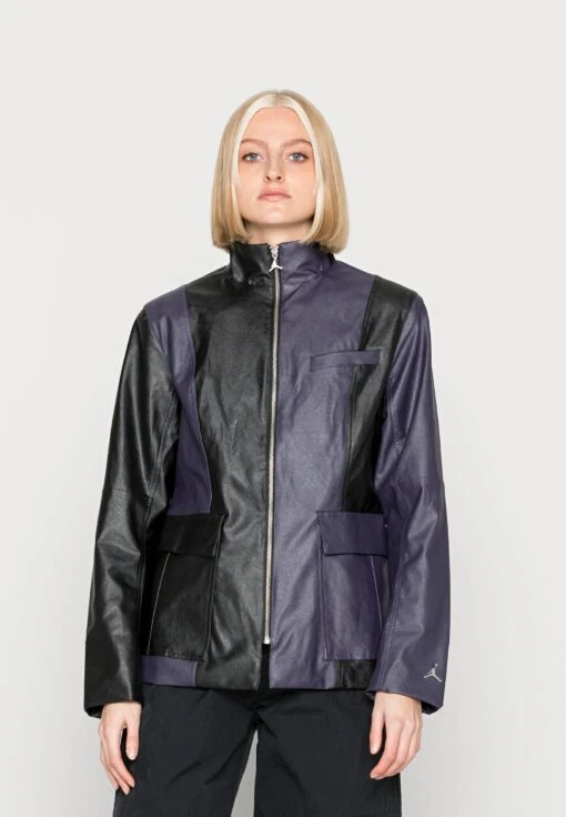 Jordan New Classics Top - Bomber Jacket - Black/Cave Purple/Brushed Silver -Jiaxin Sport Shop 3c62e4906d974c8c96a3894fe9237f35 scaled