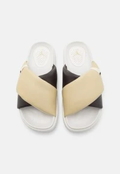 Jordan Sophia Slide - Mules - Shadow Brown/Team Gold/Sail -Jiaxin Sport Shop 3d2ac9246b7e403eba1439ddf122fa3c