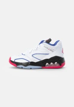 Jordan Lane - High-Top Trainers - White/Rush Pink/Med Blue/Black/Gold