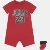 Jordan 23 Romper Bootie Set - Jumpsuit - Gym Red