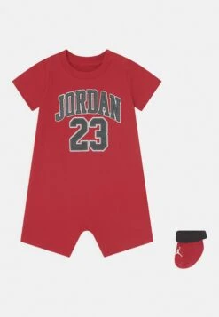 Jordan 23 Romper Bootie Set - Jumpsuit - Gym Red