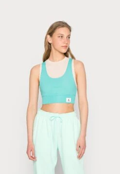 Jordan Crop - Top - Sanddrift/Washed Teal