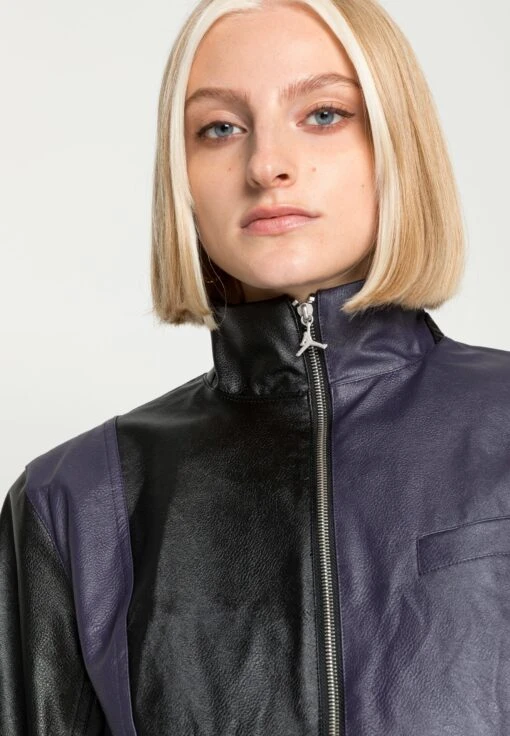 Jordan New Classics Top - Bomber Jacket - Black/Cave Purple/Brushed Silver -Jiaxin Sport Shop 4a89c88b39f143368730577bda86950d scaled