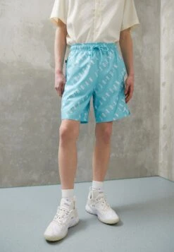 Jordan Poolside - Tracksuit Bottoms - Bleached Aqua/White