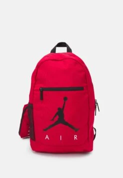 Jordan Air School Backpack With Pencil Case Unisex Set - Pencil Case - Gym Red