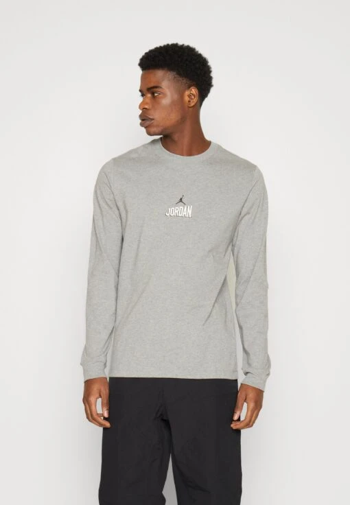 Jordan Crew - Long Sleeved Top - Carbon Heather/Black -Jiaxin Sport Shop 5072d952d1e54cd0b62786aac7b4c9dd scaled