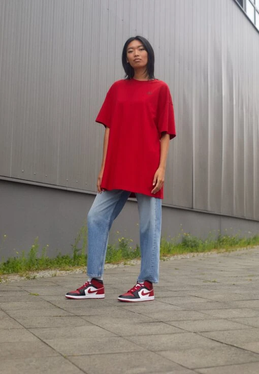 Air Jordan 1 Mid - High-Top Trainers - Black/Gym Red/White -Jiaxin Sport Shop 574f72f5ddcd41db9d2a486ddf061589 scaled