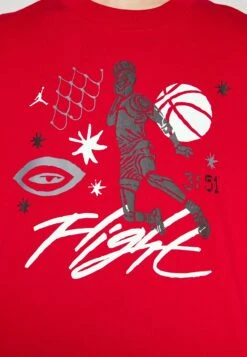 Jordan Tee Core - Print T-Shirt - Gym Red -Jiaxin Sport Shop 57c09ecf75a84e108e240205be9a7354